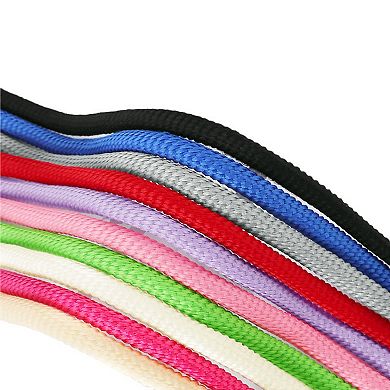 2 Pairs Round Durable Rope Solid Color Shoe Strings for Sneakers 55.12"