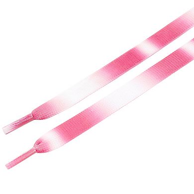 2 Pairs Flat Wide Shoelaces Gradient Shoe Laces for Sneakers 59.06"