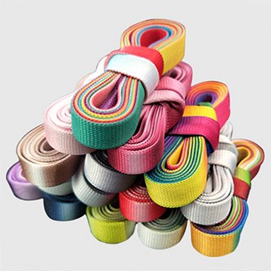 2 Pairs Flat Wide Shoelaces Gradient Shoe Laces for Sneakers 59.06"
