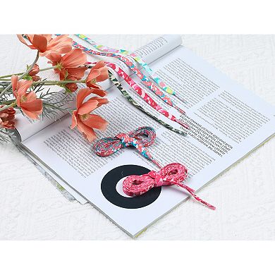 1 Pair Flat Shoelaces Camouflage Printed Colorful for Sneakers Boots 55.1"