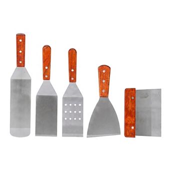 Spatula, 5 Pack Kitchen Spatula, Heat-Resistant Cooking Utensils, Ideal for Flipping and Serving