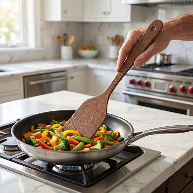 13.2"x3.1" Heat-Resistant Kitchen Spatula, Ideal for Flipping, Frying & Serving