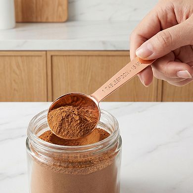 9Pcs Stainless Steel Measuring Cups and Spoons, Stackable Metal Set with Engraved Markings