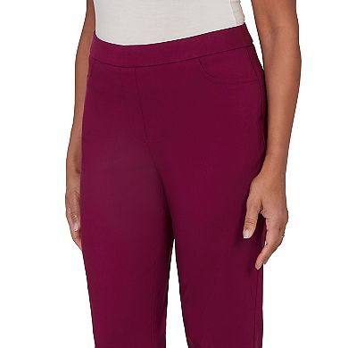 Women's Alfred Dunner Colored Allure Stretch Short Length Pants
