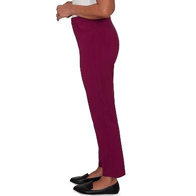 Women's Alfred Dunner Colored Allure Stretch Short Length Pants