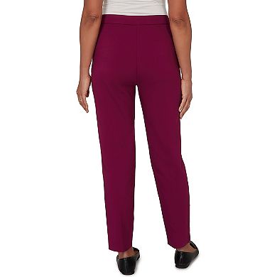 Women's Alfred Dunner Colored Allure Stretch Short Length Pants