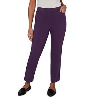 Women's Alfred Dunner Colored Allure Stretch Short Length Pants