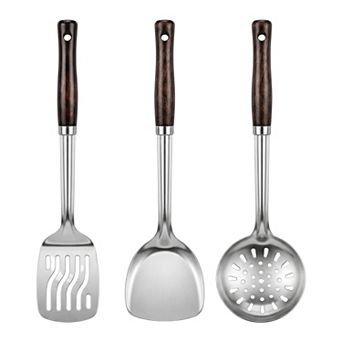 3 pc Spatula Set, 3 Pack Kitchen Spatula, Heat-Resistant Cooking Utensils, Dishwasher Safe