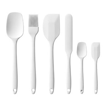 Spatula Set, 6 Pack Kitchen Spatula, Heat-Resistant Cooking Utensils, Dishwasher Safe