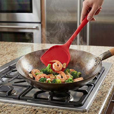12.8x3.7 inch Spatula, 1 Pack Kitchen Spatula, Heat-Resistant Cooking Utensils