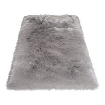 Soft Shaggy Area Rug, Ultra Fluffy Bedroom Rugs, Non-Slip Fuzzy Furry Carpet for Room 24"x16"