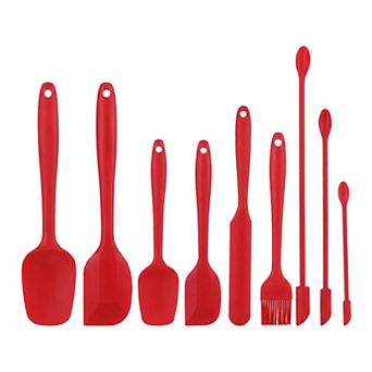 Spatula Set, 9 Pack Kitchen Spatula, Heat-Resistant Cooking Utensils, Dishwasher Safe