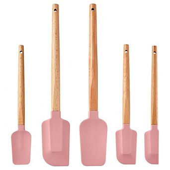 Spatula Set, 5 Pack Kitchen Spatula, Heat-Resistant Cooking Utensils Ideal for Flipping