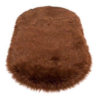 Soft Shaggy Area Rug Ultra Fluffy Bedroom Rugs, Non-Slip Fuzzy Furry Carpet for Nursery 24"x16"