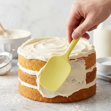 Silicone Spatula Set, 3-Piece Kitchen Utensils Set with Heat-Resistant Spatula