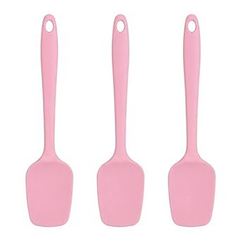 Silicone Spatula Set, 3 pc Kitchen Utensils Set with Heat-Resistant Spatula