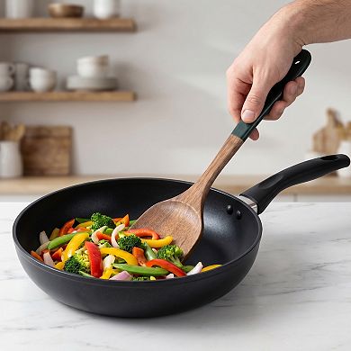 13.4"x3.7" Non-Stick Kitchen Spatula with Long Handle, Ideal for Flipping & Frying
