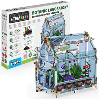 Engino Botanic Laboratory 4-Models Educational Toy Structure Brick Building Set