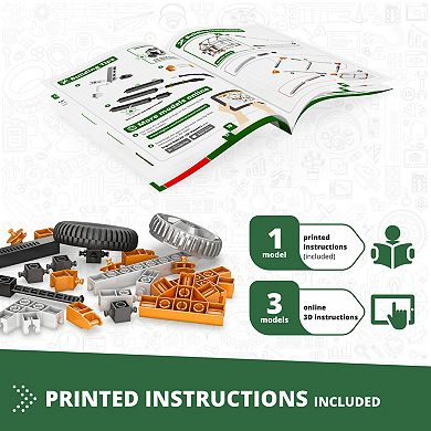 Engino Botanic Laboratory 4-Models Educational Toy Structure Brick Building Set