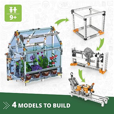 Engino Botanic Laboratory 4-Models Educational Toy Structure Brick Building Set