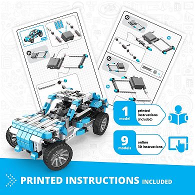 Engino Inventor Motorized Offroader 10-Model Brick Building Set STEM Toy Vehicle