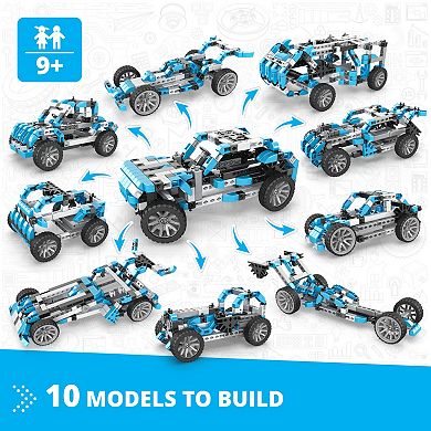 Engino Inventor Motorized Offroader 10-Model Brick Building Set STEM Toy Vehicle
