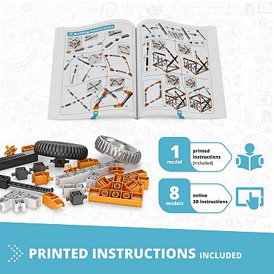 Engino Discovering STEM Structures Buildings & Bridges 9 Models Toy Brick Building Set