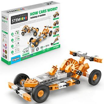 Engino Discovering STEM 10-Model Toy Vehicle Building Set