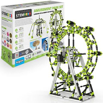 Engino Discovering STEM Amusement Park 8 Models Motorized Building Set