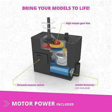 Engino Creative Builder 30-Model Motorized Construction Kit