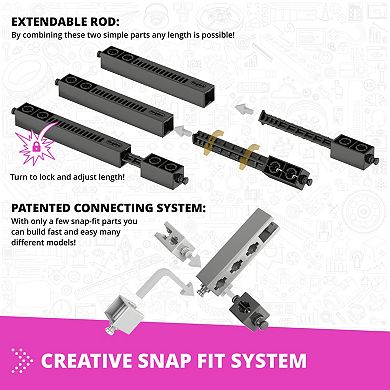Engino Creative Builder 30-Model Motorized Construction Kit