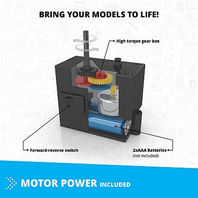 Engino Creative Engineering 40-in-1 Maker Master Motorized Building Set