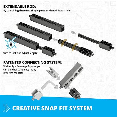 Engino Creative Engineering 40-in-1 Maker Master Motorized Building Set