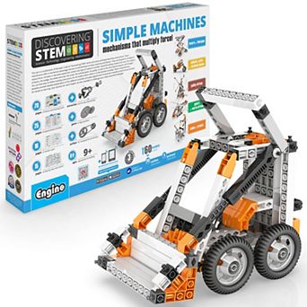 Engino Discovering STEM Simple Machines 60-Model Brick Building Set