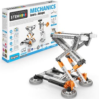 Engino Discovering STEM Mechanics Levers & Linkages 16-Model Toy Machine Building Set