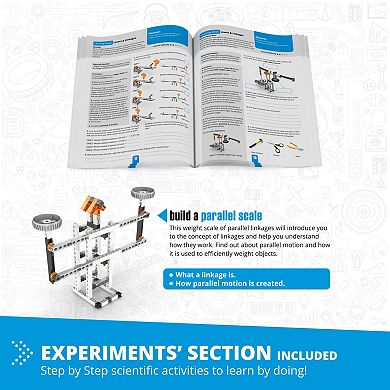 Engino Discovering STEM Mechanics Levers & Linkages 16-Model Toy Machine Building Set