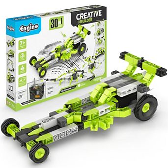 Engino Creative Builder 30-in-1 Multimodel Series Motorized Toy Vehicles Brick Set