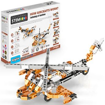 Engino Discovering STEM 10-Model Aircraft Building Set Educational Toy
