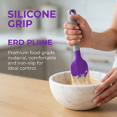 13"x2.2" Heat-Resistant Kitchen Spatula, Dishwasher Safe for Flipping, Frying & Serving