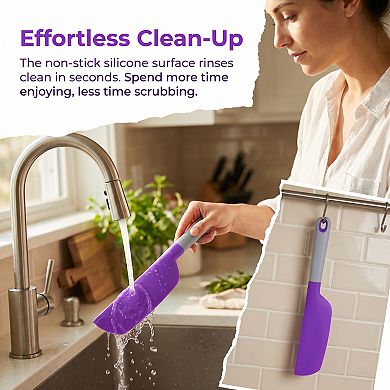 13"x2.2" Heat-Resistant Kitchen Spatula, Dishwasher Safe for Flipping, Frying & Serving