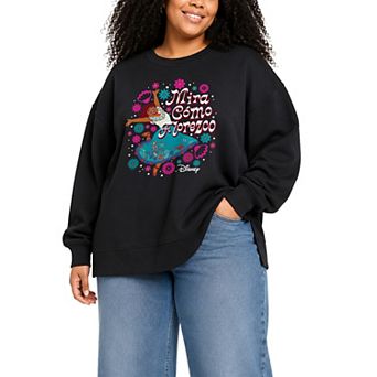 Plus Size Disney's Encanto Mirabel "Mira Cómo Florezco" Oversized Fleece Crew Sweatshirt