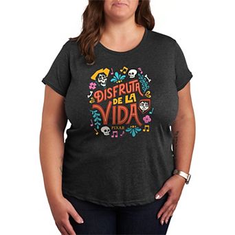 Plus Size Disney / Pixar's Coco "Disfruta de la Vida" Graphic Tee