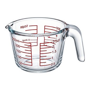250ml Measuring Cup, 1 cup Glass Measuring Cup Liquid Measuring Cups, Measure Cups
