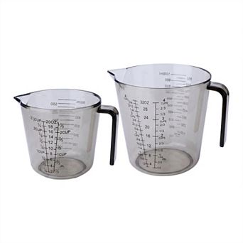 600ml/1000ml Measuring Cup, 2 PcsMaterial Measuring Cup for Measuring Oil, Water, Milk