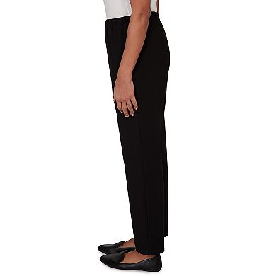Petite Alfred Dunner Soft Crepe Pull-On Short Length Pants