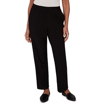 Petite Alfred Dunner Soft Crepe Pull-On Short Length Pants