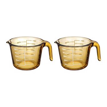 1000ml Measuring Cup, Glass Liquid Measuring Cup for Kitchen Baking and Cooking 2 pc