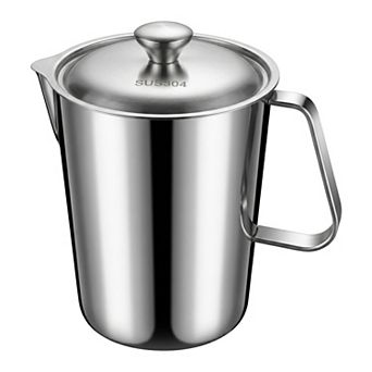 2000ml Measuring Cup, 1 cup Stainless Steel Measuring Cup with Easy Read Lines for Baking Recipes