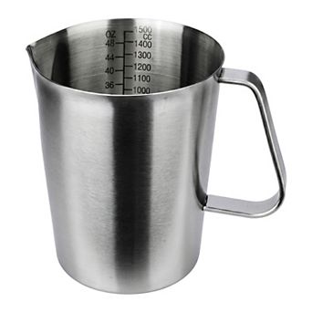1500ml Measuring Cup, 1 cup Stainless Steel Measuring Cup with Easy Read Lines for Baking Recipes