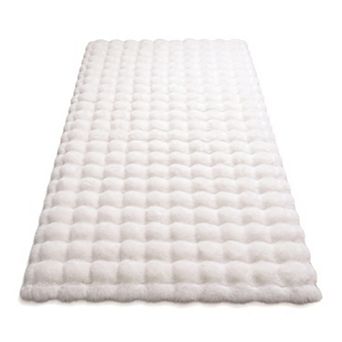 Modern Geometric Bath Mat Soft Absorbent Shaggy Area Rug Non-Slip Abstract Boho Plush Carpet 32"x20"